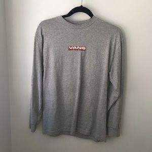 VANS vintage long sleeve tee checkered